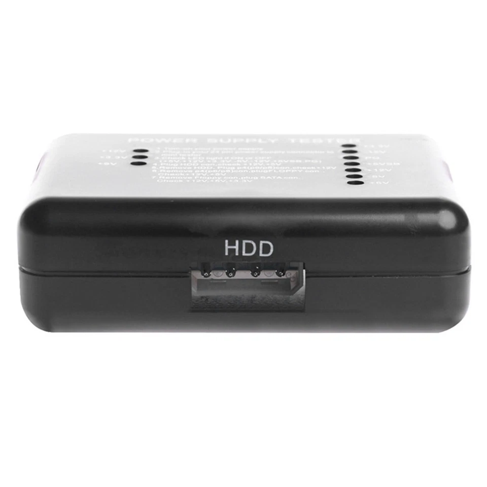 2X PC 20 24 Pin  Supply Tester Checker LED for PSU ATX  HDD Meter Measuring2925 - Image 3 of 4