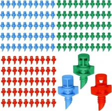 150Pcs Drip Irrigation Emitters Micro Sprinkler Heads Misting Refraction Nozzles