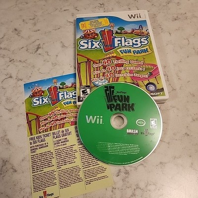 Six Flags Fun Park (Wii) Cib Tested