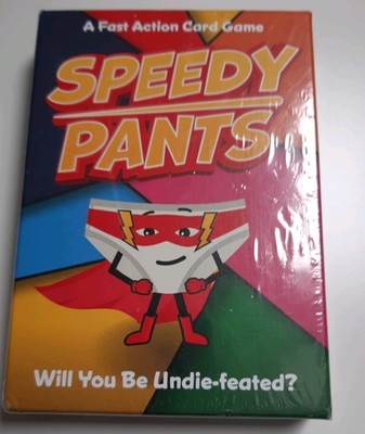 Speedy Pants Fast Action Kartenspiel Confident Games 2-8 Spieler 7+ BRANDNEU 