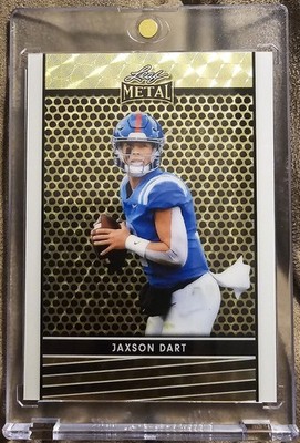 2024 Leaf Metal Jaxon Dart Super Prismatic Gold Superfractor RC 1/1 Giants
