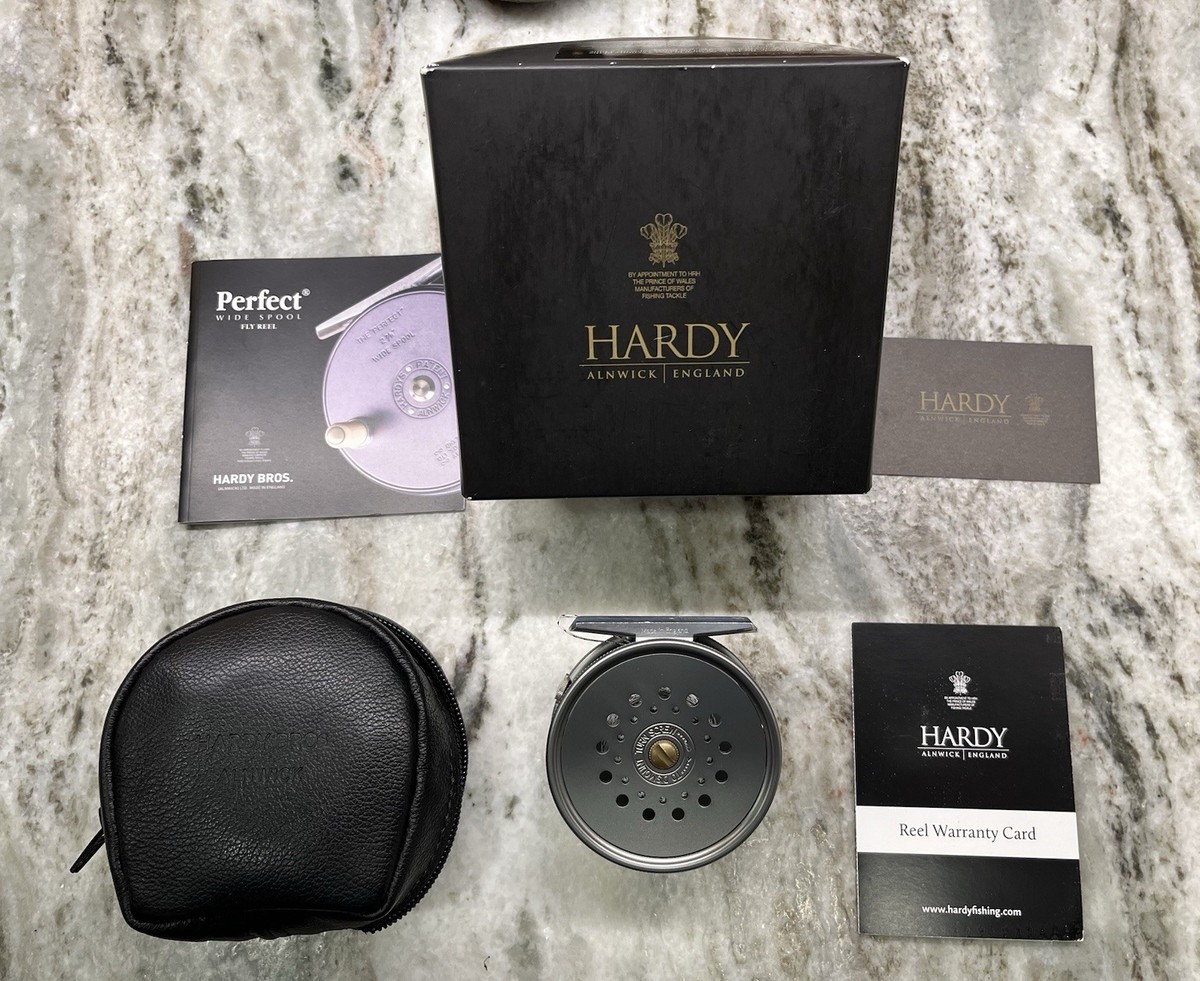 未使用 Hardy wide spool perfect 2-7/8 Wide Spool Perfect® Fly Reel