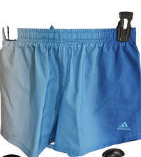 Girls Youth Kids Adidas Shorts NEW Multi Blue Rush Size Large 14