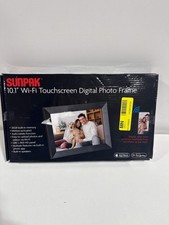 Sunpak - 10.1 Wi-Fi Touchscreen Digital Frame - Black