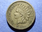 1859 Copper Nickel Indian Cent  Ch. VF