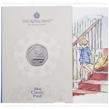 2020 Christopher Robin Fifty Pence Brilliant Uncirculated Coin