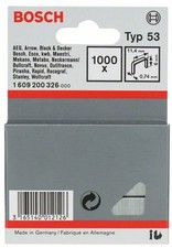 Agrafes À Fil Fin Bosch Type 53 6Mm 1000Pz Cod. 1609200326