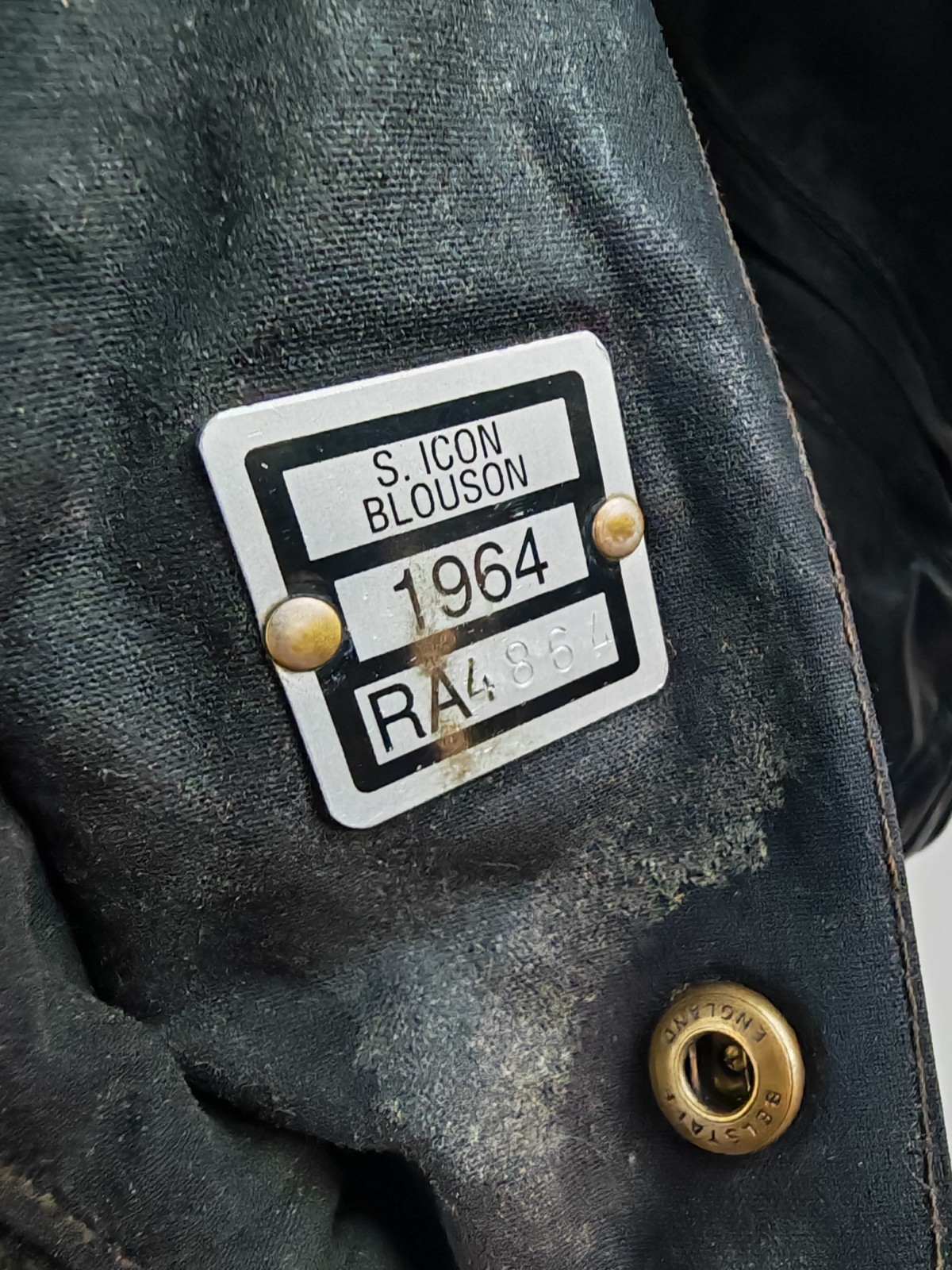 Belstaff S. Icon Blouson Wax Cotton Motorcycle Jacket Size Medium Steve McQueen image 10