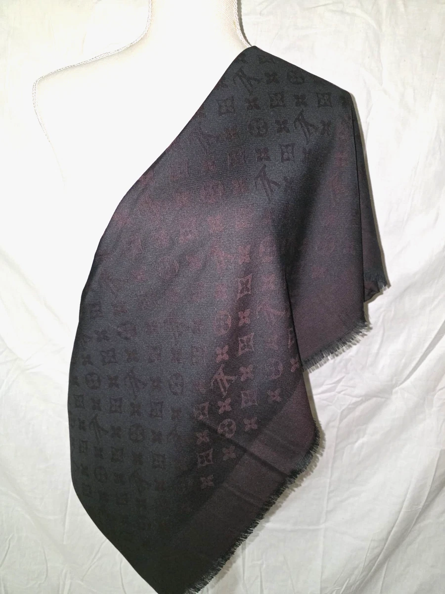 LOUIS VUITTON 路易威登 丝巾 M75120 中古美品 lv丝巾正品-lv丝巾正品