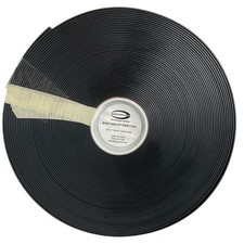 Biothane STD Coated Webbing 1 in 100ft roll Black pet collars leashes Sand Embos