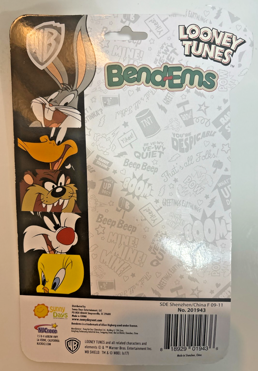 Looney Tunes Marvin The Martian Bendable Figure Bend-ems Sunny