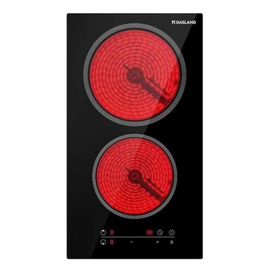 12 in Built-in Electric Cooktop Smooth Top Black 2 Elements GASLAND Chef