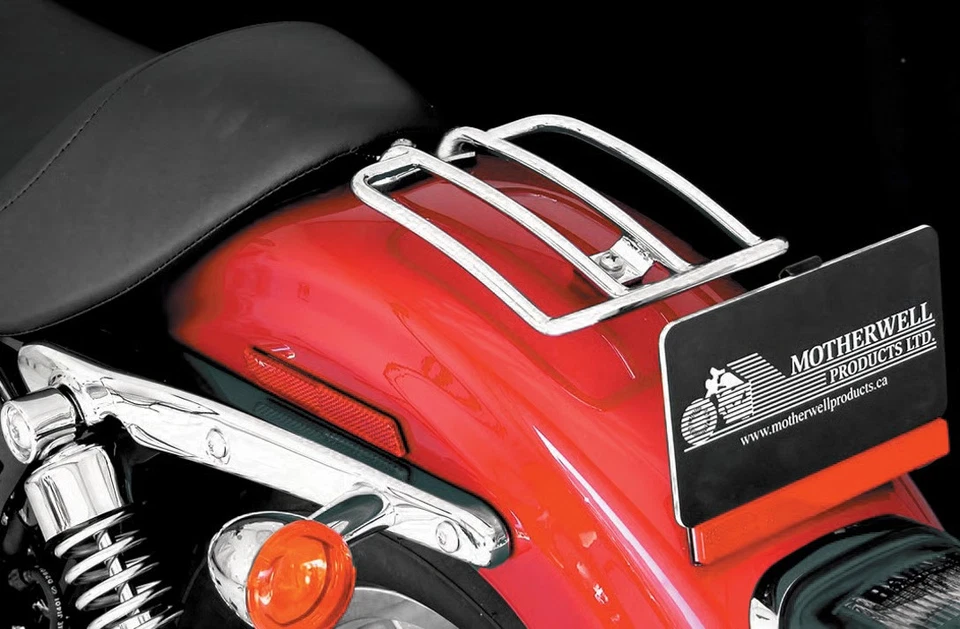Motherwell 6 pol. Bagageiro Solo - Cromado Motocicleta Bicicleta de Rua MWL-216-CH - Imagem 2 de 4