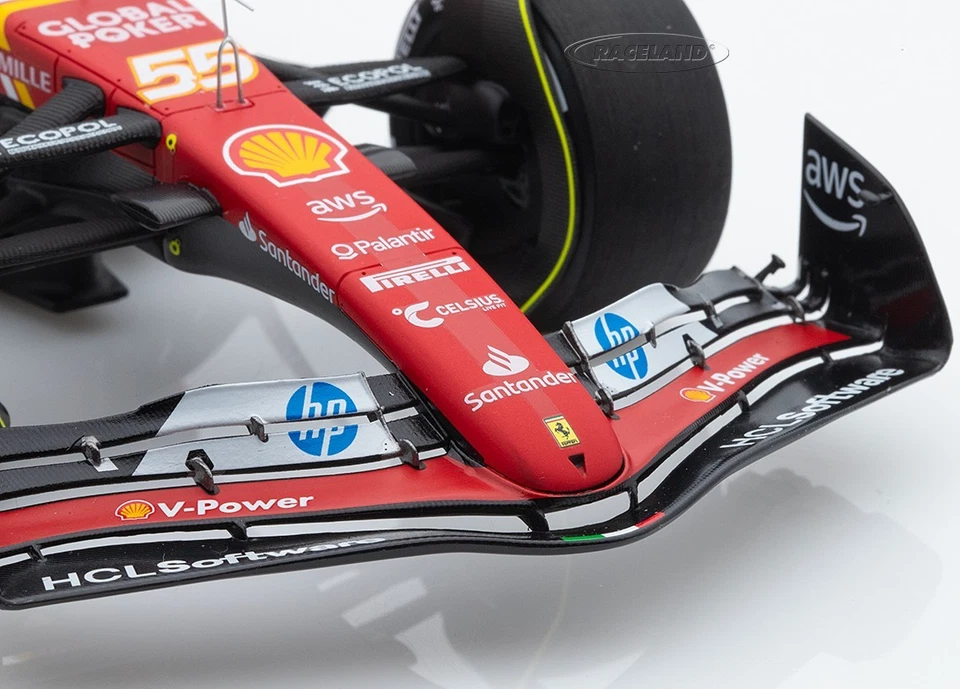 Ferrari SF-23 F1 Sieger GP USA Austin 2024 Carlos Sainz Looksmart 1:18 LS18F1068 - Bild 4 von 4