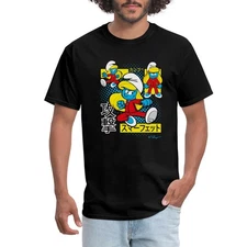 The Smurfs Japanese Action Smurfette - Dynamic Poses Design Men's T-Shirt