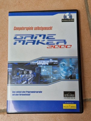 Game Maker 2000 PC CD-ROM Computerspiele selbstgemacht Retro Software Blackstar