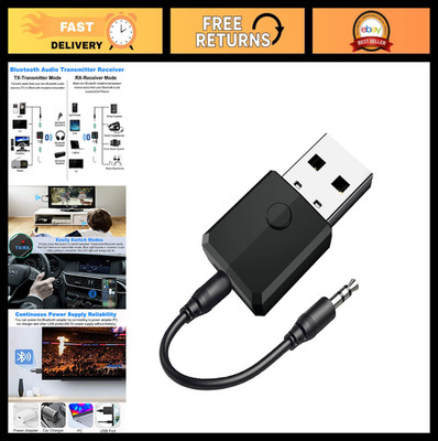4-in-1 Bluetooth 5.0 Transmitter Receiver, Mini Wireless Audio Adapter, 3.5mm AU