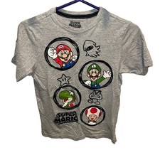 Nintendo Super Mario Brothers unisex youth  t-shirt size large  10/12