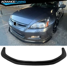 Fits 06-07 Honda Accord Sedan 4DR MDA Style Front Bumper Lip Guard Unpainted PU