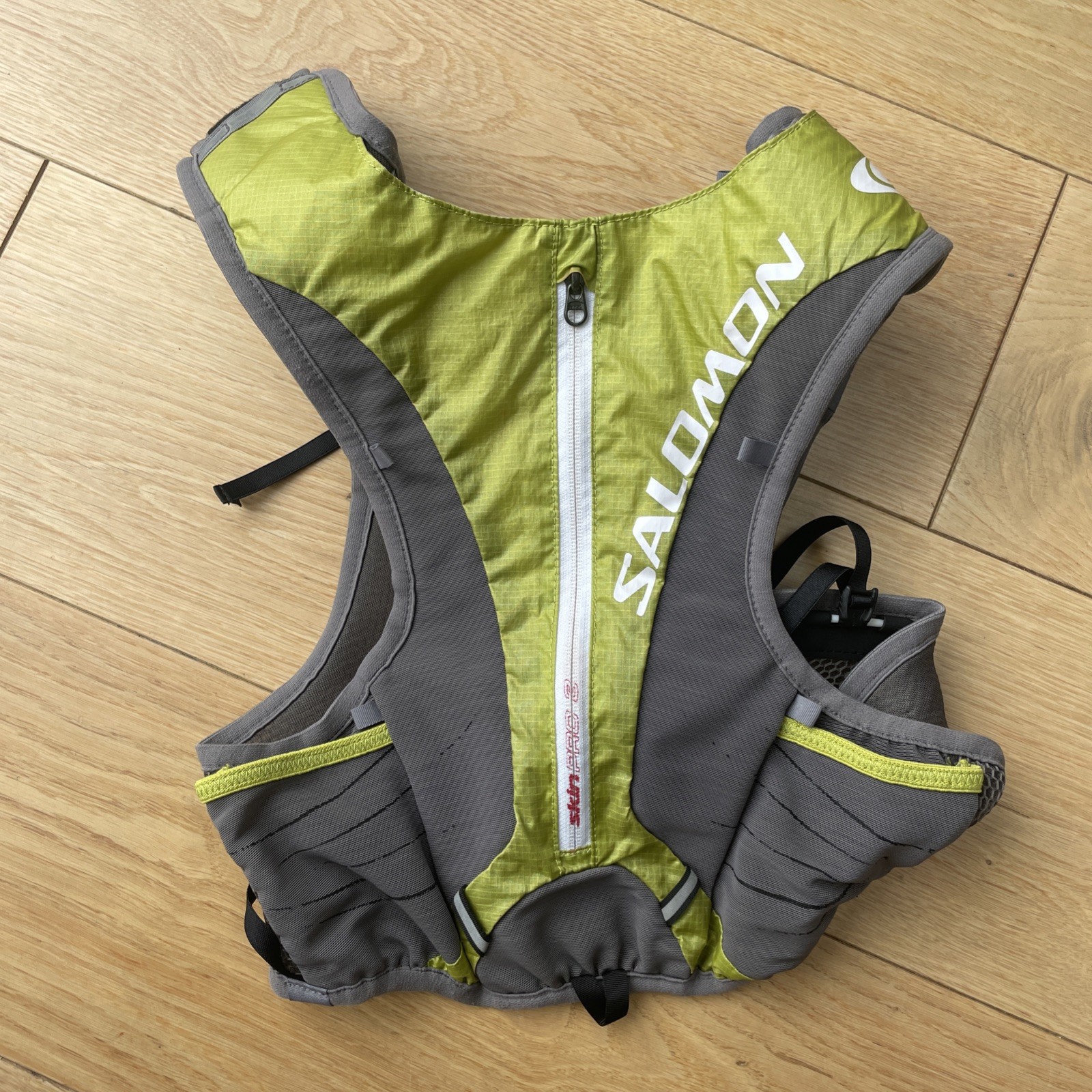 Salomon 3 Skin Pro 3L Hydration Pack Gilet Verde e Grigio