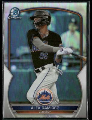 2023 Bowman Draft #BDC-17 Alex Ramirez Chrome Refractor