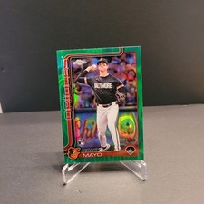 Coby Mayo 2025 Topps Chrome Green Lava Refractor Rookie RC /99 Baltimore Orioles