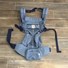Ergobaby Gray Mesh Baby Carrier Multi-Carrying Positions Buckle Machine Washable