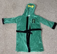 LEGO Robe Boys Size 6/7 Green Ninjago Lloyd Team Ninjago Fleece Hooded F19B257NJ