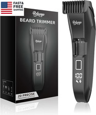 Beard Trimmer for Men Adjustable: Professional Cordless Trimmer with 20-Length D