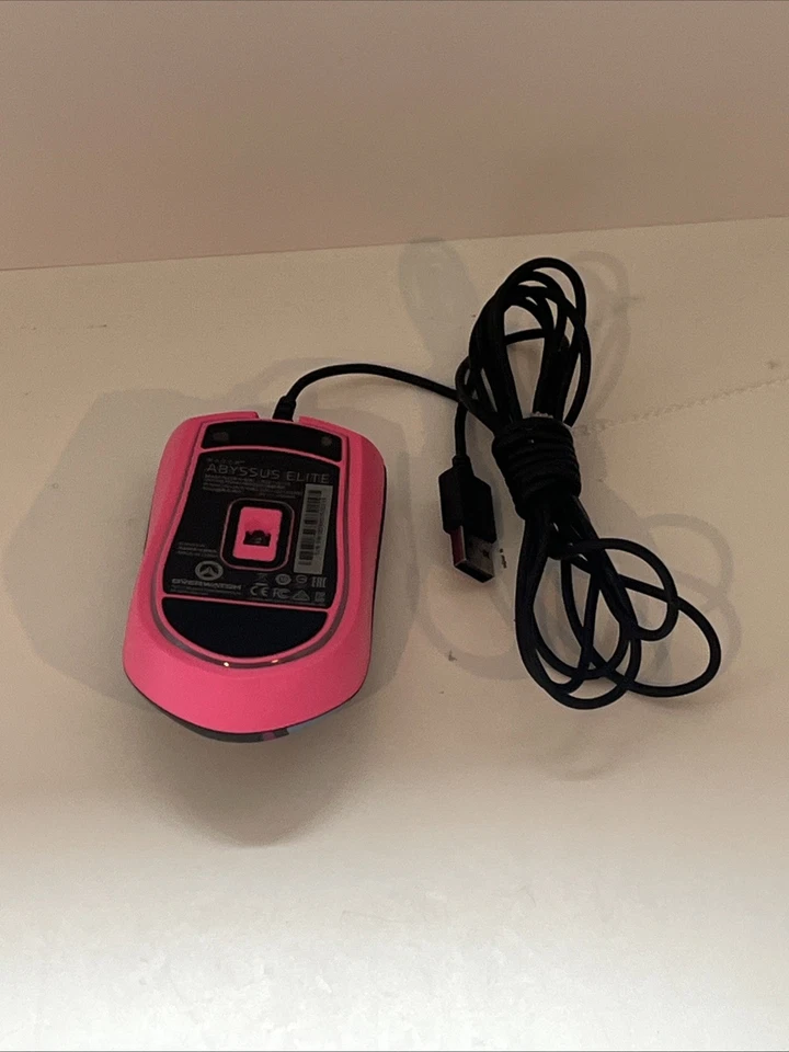 Razer Abyssus Elite Wired Mouse - Blizzard Overwatch D.Va Edition Pre-Owned - Image 2 of 3
