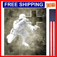 1/35 Scale Die-Cast Resin Figure Model Kit WWII German Spotter Unassembled an...