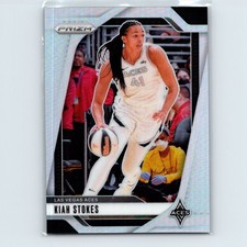 2024 Panini Prizm WNBA Kiah Stokes #122 Silver Prizm Las Vegas Aces