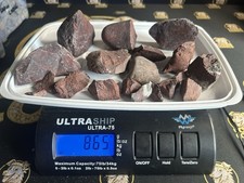 Scottish Red Jasper Rock Tumblestone Natural Red Jasper Quartz Mineral Bulk 865g