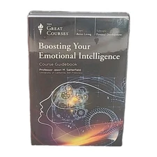 The Great Courses Boosting Your Emotional Intelligence 4 DVDs & Guide Book NEW