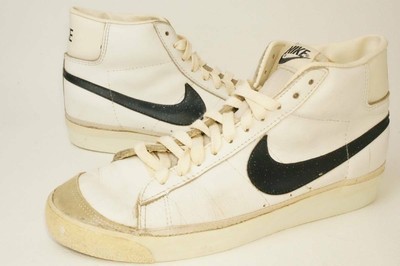 NIKE Blazer White x Black Original Men's US10.5 1980 Vintage Made in Korea  | eBay