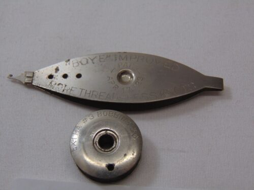 vintage " BOYE " Migliorato U.S.A. Più Filo Meno Nodi Filettatrice Tatting Shuttle - Foto 2 di 6