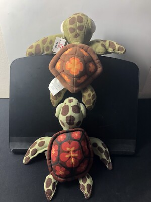 Turtle Disney Bean Bag 6  Squirt With Tag Finding Nemo Plush Sea Fish Stuff