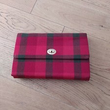 Portadocumenti vintage in tessuto suddiviso per categorie