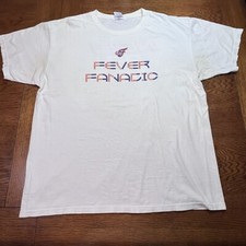 Vintage Indiana Fever WNBA Shirt anvil XL Fever Fanatic Radio NOW 93.1