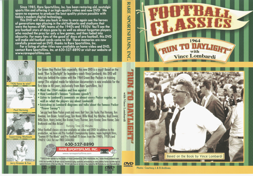 Packers "Run To Daylight" with Vince Lombardi on DVD! - Picture 2 of 2