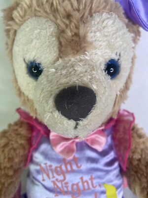ShellieMay the Disney Bear with Purple Night Pajamas Dress Hat