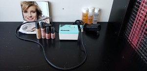 Airbrush Cosmetics Makeup Foundation Kit Machine Luminess