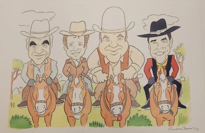 BONANZA Ponderosa Ranch BRIAN DAVIS Limited 14/100 Ben ADAM Hoss LITTLE JOE