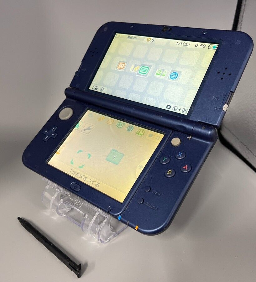 L4969 Ship Free Nintendo new 3DS LL XL console Metallic Blue L4969 Ship Free Nintendo new 3DS LL XL console Metallic Blue