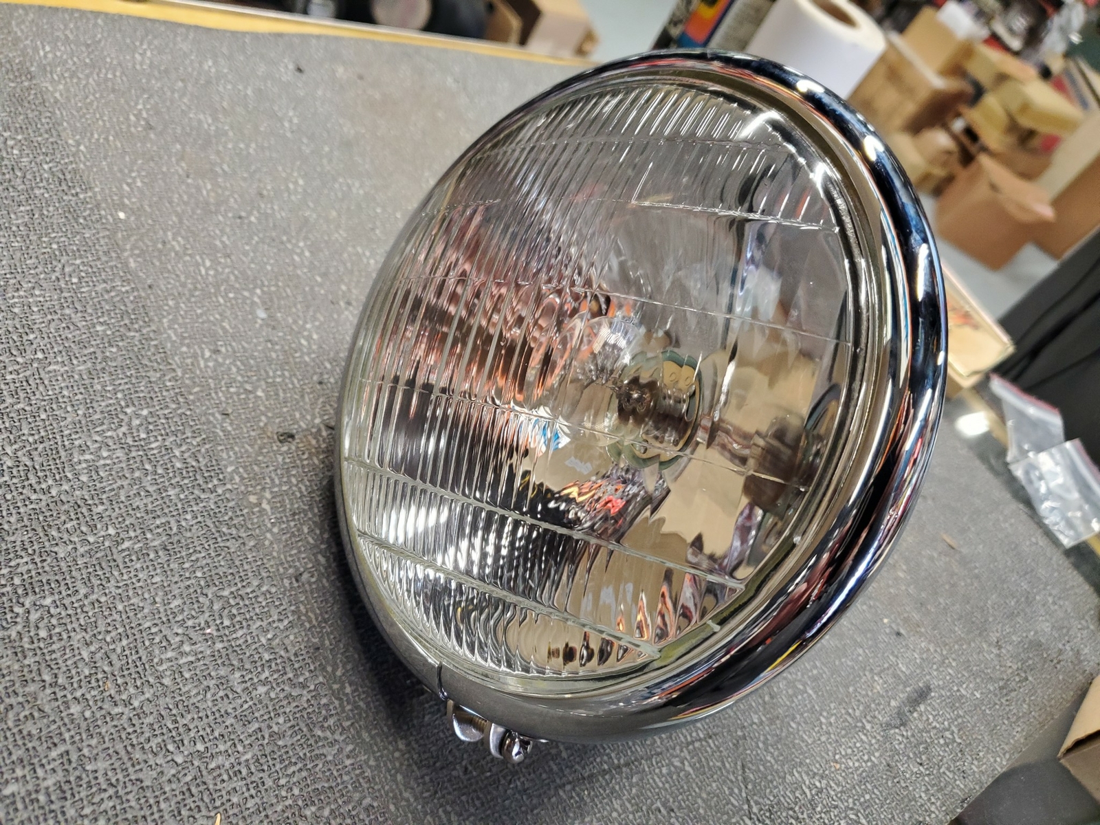 Knucklehead Panhead Harley Springer Headlight UL Flathead WL Hummer