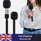 Handheld Mic Adapter With Foam Interview Wireless Microphone Handle Portable