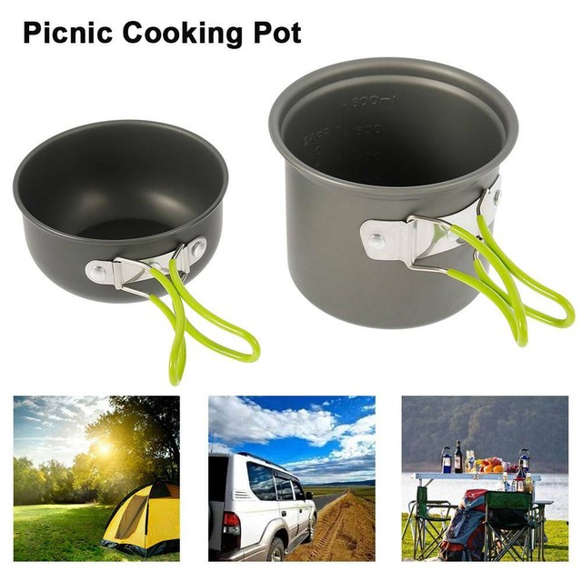 hiking cooking set