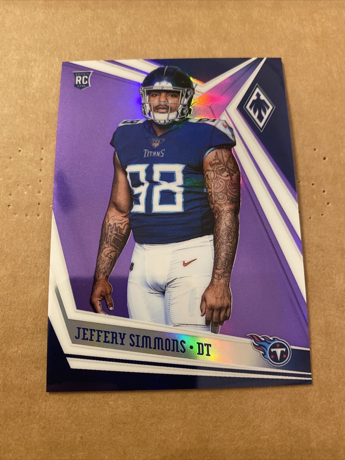 Jeffery Simmons Panini Phoenix #162 Purple
