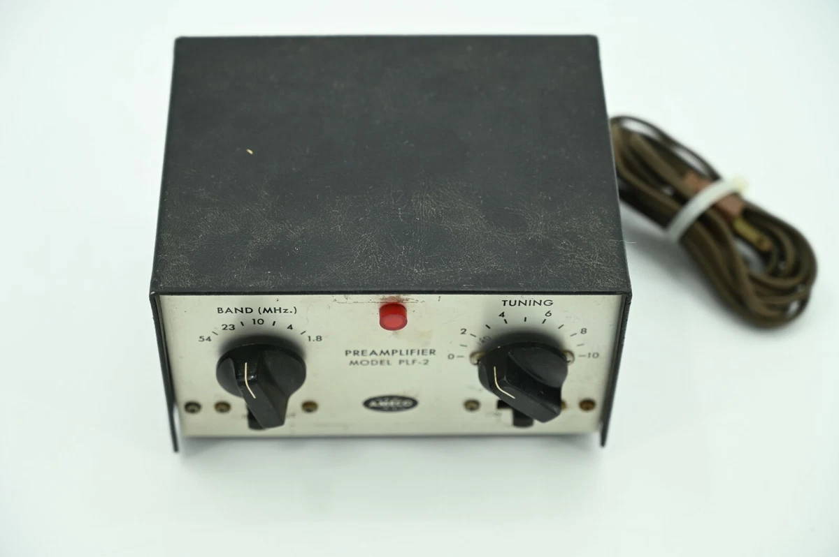 Vintage AMECO Antenna Preamplifier Model PLF-2 for HAM Radios