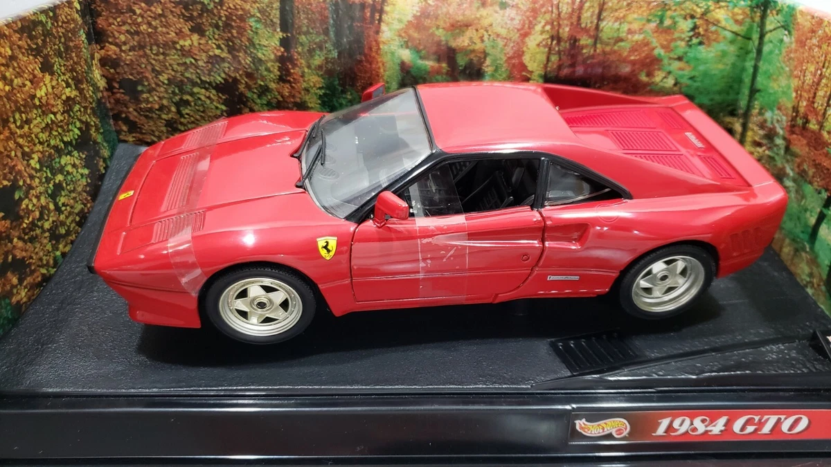 1/18 FERRARI 288 GTO RED 1984 HOT WHEELS DIECAST MODEL CAR RARE 